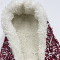 Pantres de ballerine de concepteur Sherpa tricot